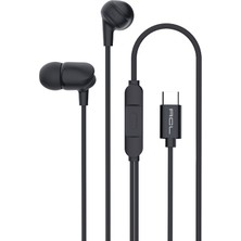 Acl Type-C Android Uyumlu Metal Başlıklı Örgü Kablolu Mikrofonlu Kulak Içi Kulaklık 1.2m