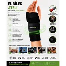 Smoothfix El Bilek Ateli Karpal Tünel Destekli Bileklik Başparmak Desteksiz El Bileği Sabitleyici Bilek Splinti