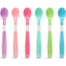 Munchkin Yumuşak Uçlu Renkli Bebek Kaşıkları 6'lı Set 3 Ay+ BPA İçermez Ergonomik Tasarım