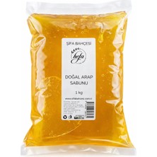 Hefa Şifa Bahçesi Hefa Doğal Arap Sabunu 1 kg Kokusuz Sıvı Detarjan Sarı Renkli Güçlü Temizlik Özelliği