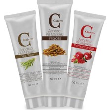 Claderm 50ML 3'lü (Tea Tree-Propolis-Pomegranate) Avantaj Paketi