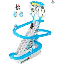 Brother Toys Dön Dolaş Penguen Kaydıraklı Işıklı Sesli Merdivenli Oyuncak