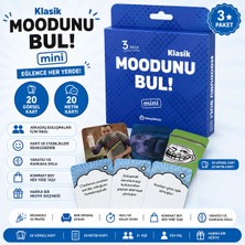 LUXMON Moodunu Bul Mini Klasik Kart Oyunu 3. Paket 41 Kart