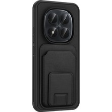 Lyon Tech Xiaomi Redmi Note 15 Pro 4g Kılıf Zore Bikart Kapak – Kartlıklı, Katlanabilir Standlı, Dayanıklı Tpu Kılıf