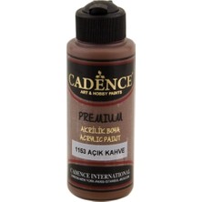 Cadence Akrilik Boya Açık Kahve 120 ml Su Bazlı Ahşap Boya Premium Özellikli
