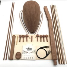 Telli Çalgı Yapım Yaratıcı Enstrüman Sanatı Cura Demonte Set Maun