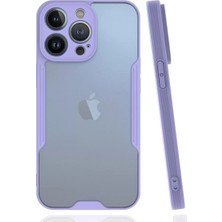 Lims Store Newface Apple iPhone 14 Pro Kılıf Platin Silikon - Lila
