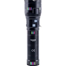 Magicool Wison WS-1150 Uzun Menzilli 60 Watt 5500 Lümen Profesyonel Güçlü El Feneri