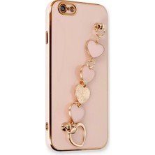 Lims Store Newface Apple iPhone 6 Kılıf Esila Silikon - Pudra