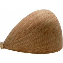 Telli Çalgı Yapım Yaprak Karaağaç Bağlama Teknesi 39 cm