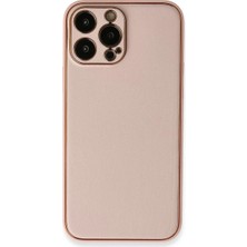 Lims Store Newface Apple iPhone 13 Pro Kılıf Coco Deri Silikon Kapak - Pembe