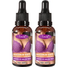 Tiklad Timilk Maxcuve 2 Adet Kadınların Göğüslerine Özel Tasarlanmış Içerikli Günlük Masaj Yağı 30ML