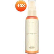 Avon Incandessence Kadın Vücut Spreyi Ferahlatıcı Koku 10'lu Set Çevre Dostu Ambalaj