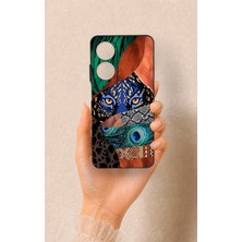 Vip Case Oppo A60 Uyumlu Amazon Kaplan Desenli Silikon Kılıf