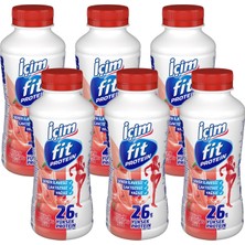 İçim Içim Fit Protein Çilekli Süt 400 ml x 6 Adet