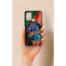Vip Case Casper Via F20 Uyumlu Amazon Kaplan Desenli Silikon Kılıf