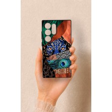 Vip Case Samsung S24 Ultra Uyumlu Amazon Kaplan Desenli Silikon Kılıf