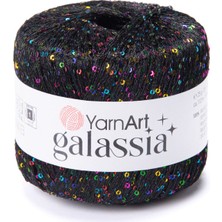 Yarnart Galassia Simli Örgü Ipi 25 gr 112 M %100 Polyester Parlak Efekt Ipliği