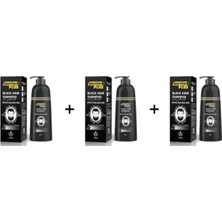 Revox Saç Siyahlaştırıcı Şampuan 350 Ml- Beyaz Saçlar Için Siyah Şampuan (3 Adet)