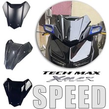 Yamaha Xmax Tech-Max 250-300 (2024) Siperlik Spor Cam Mat Siyah