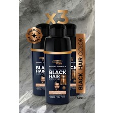 Revox Expert Men Black Hair Color – Siyah / 3 Adet / Geliştirilmiş Formül / Doğal Görünüm