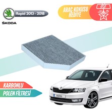 Ozmparts Skoda Rapid 2013-2018 Model Karbonlu Polen Klima Filtresi