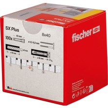 Fischer Plastik Dübel Sx Plus 8 x 40 (Roket Dübel)