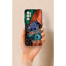 Vip Case Tecno Pova 3 Uyumlu Amazon Kaplan Desenli Silikon Kılıf