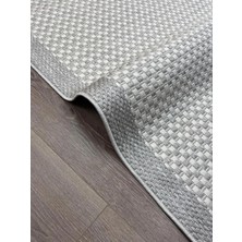 Halımark Sisal Halı Doğal Dokulu Hasır Görünümlü Kaymaz Taban Bohem Salon Oturma Odası Halısı 79272-095)
