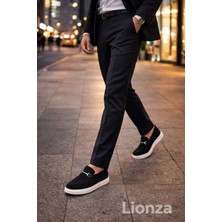 Lionza Ortopedik Rahat Nubuk Şık Loafer