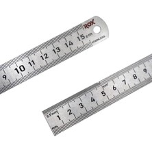 Rox 0198 Çift Taraflı Çelik Cetvel 150 mm – Hassas Ölçüm Aracı