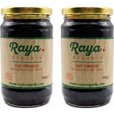 Raya Organik Organik Dut Pekmezi 380 gr x 2'li Ekonomik Paket