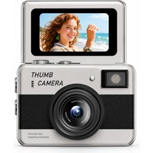 Beemen 48MP 4K Mini Dijital Fotoğraf Makinesi | 2.4'' Döner Selfie Ekranı | Otomatik Odaklama | LED Flaş | Şarj Edilebilir | Çocuk ve Başlangıç Seviyesi Kamera