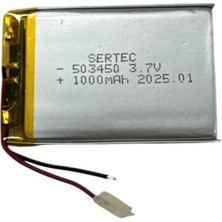 Skygo 503450 3.7V 1000 Mah Li-Polymer Pil (DEVRELI/1.5A)