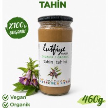 Lutfiye Organik Tahin 460 G – %100 Organik Susamdan Üretilmiş, Katkısız ve Vegan