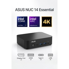 Asus NUC14MNK97 NUC14 Essentıal Intel® Processor (Ram Yok Dısc Yok)Masaüstüpc