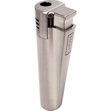 CLİPPER Clipper   Py53Mgr 1300 C Turbo Metal Mat Gri Çakmak Gazı ile Şık Tasarım ve Hediye Seçeneği