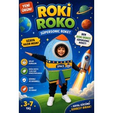 Kardinno Roki Roko Eğitici Oyuncak Karton Giyilebilir Çocuk Kostümü Etkinlik Parti Kostümü