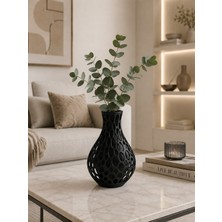 ND Shopping Dekoratif Modern Vazo 17 cm Salon ve Ofis Dekorasyonu Için Şık Masa Üstü Vazo