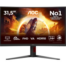 Aoc 31.5" C32G4Z Va 4m 260HZ HDMI Dp