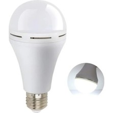 Rigour Almina Şarjlı LED Ampul 35W 6500K Soğuk Beyaz E27 Duy Enerji Tasarruflu Askı Aparatlı Enerji Tasarruflu