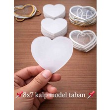 Ay Lazer Kesim 10 Lu Kalp Model Pleksi Taban