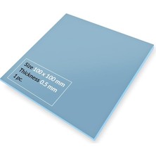 Tp-3: Premium Performans Termal Ped, 100 x 100 x 0,5 mm (1 Adet) - Yüksek Performans, Özellikle Yumuşak, Ideal Boşluk Doldurucu, Köprü Boşlukları, Termal Pedler Gpu, Termal Ped Cpu