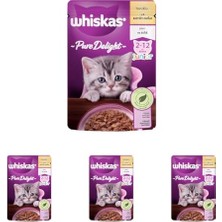 Larskas Whiskas Tavuklu Poşet Yaş Mama 85 G Tekli Paket (4 Paketi)