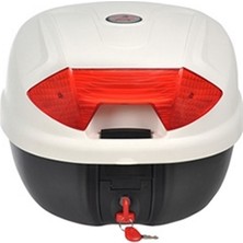 Beyaz CV32 Arwic  CV000004 HBV00000SSKMG Motosiklet Arka Çanta 32 Litre Su Geçirmez Tasarım ve Güvenli Kilit Sistemi ile