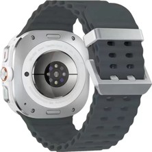 Lims Store Newface Watch 7 Ultra KR417 Rug Silikon Kordon - Koyu Gri