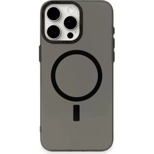 Lims Store Newface Apple iPhone 15 Pro Kılıf Anka Pc Magneticsafe Sert Metal Kapak - Siyah