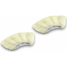 Manuel Nozul Kılıfı Seti, 2 Mikrofiber Kılıf, Kirlerin Giderilmesi ve Toplama Için Ideal Orijinal Karcher Buharlı Temizleyiciler Için