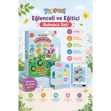 YİPPEE Bul-Sor-Anlat Meraklı Hayvanlar – 3 Seviyeli Eğitici Bulmaca Oyunu + Silinebilir Kalem