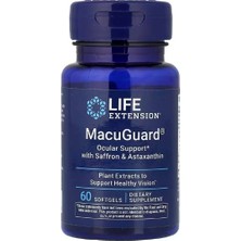 Life Extension, Macuguard®, Safran ve Astaksantin Içeren Göz Destekleyici, 60 Yumuşak Kapsül